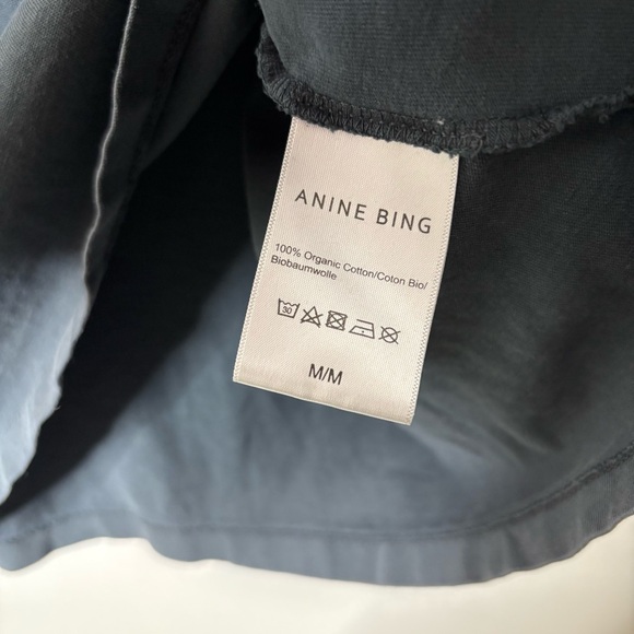 Anine Bing Lili Eagle Los Angeles Graphic Tee - Faded Gray - Picture 4 of 5